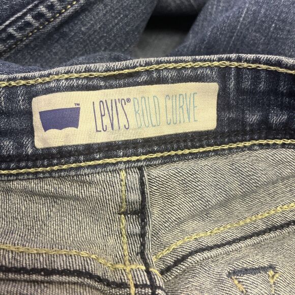 Levi’s Jeans Bold Curve Curvy Fit Low Rise Denim Bootcut Flattering Stretch 9M - Picture 5 of 6